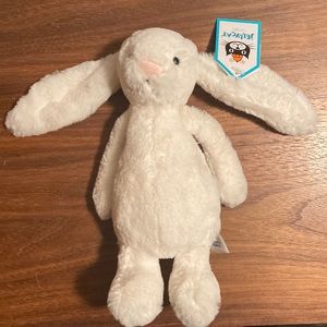 NWT Jellycat Small Bashful Cream Bunny